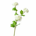 EVERIVELLE 26.4-Inch Three-Head Artificial Snowball Hydrangea Spray