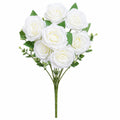 EVERIVELLE 17.3-Inch Seven-Head Artificial Rose Bouquet