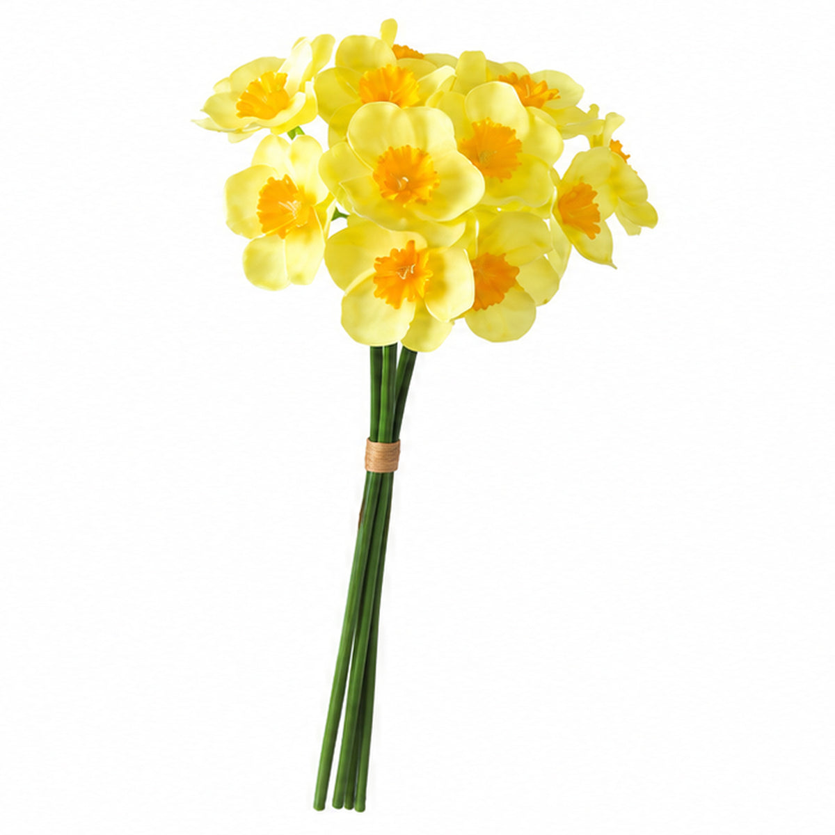 EVERIVELLE 15.7-Inch Three-Stem Artificial Daffodil Bouquet