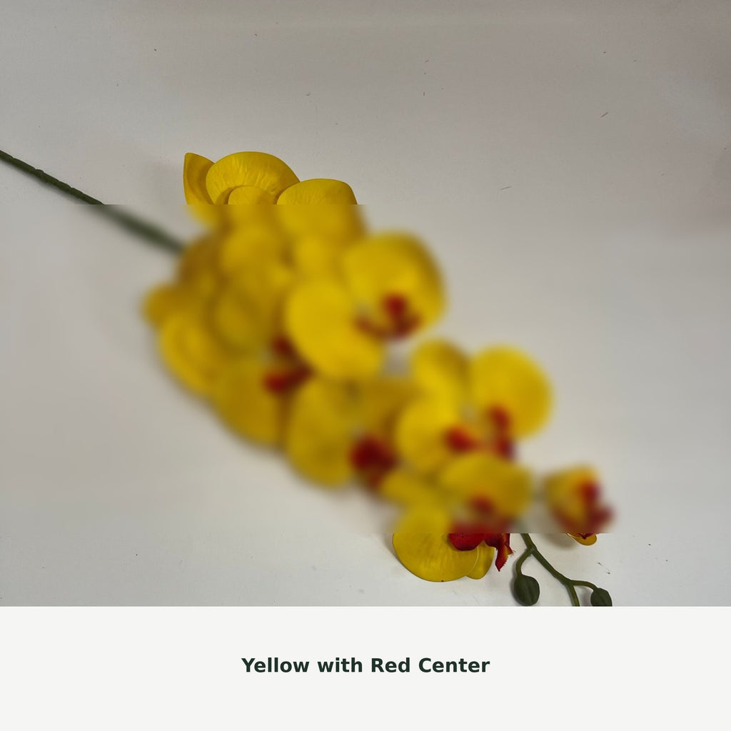 EVERIVELLE Nine-Head Artificial Phalaenopsis Orchid Stem