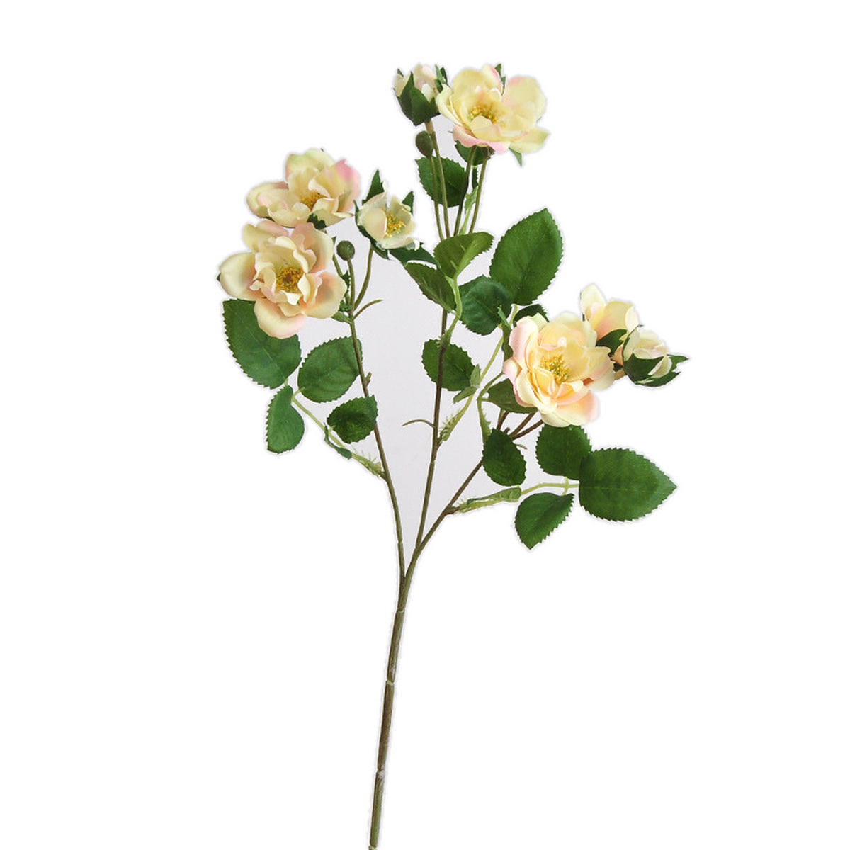 EVERIVELLE Multi-Bloom Artificial Spray Rose Stem