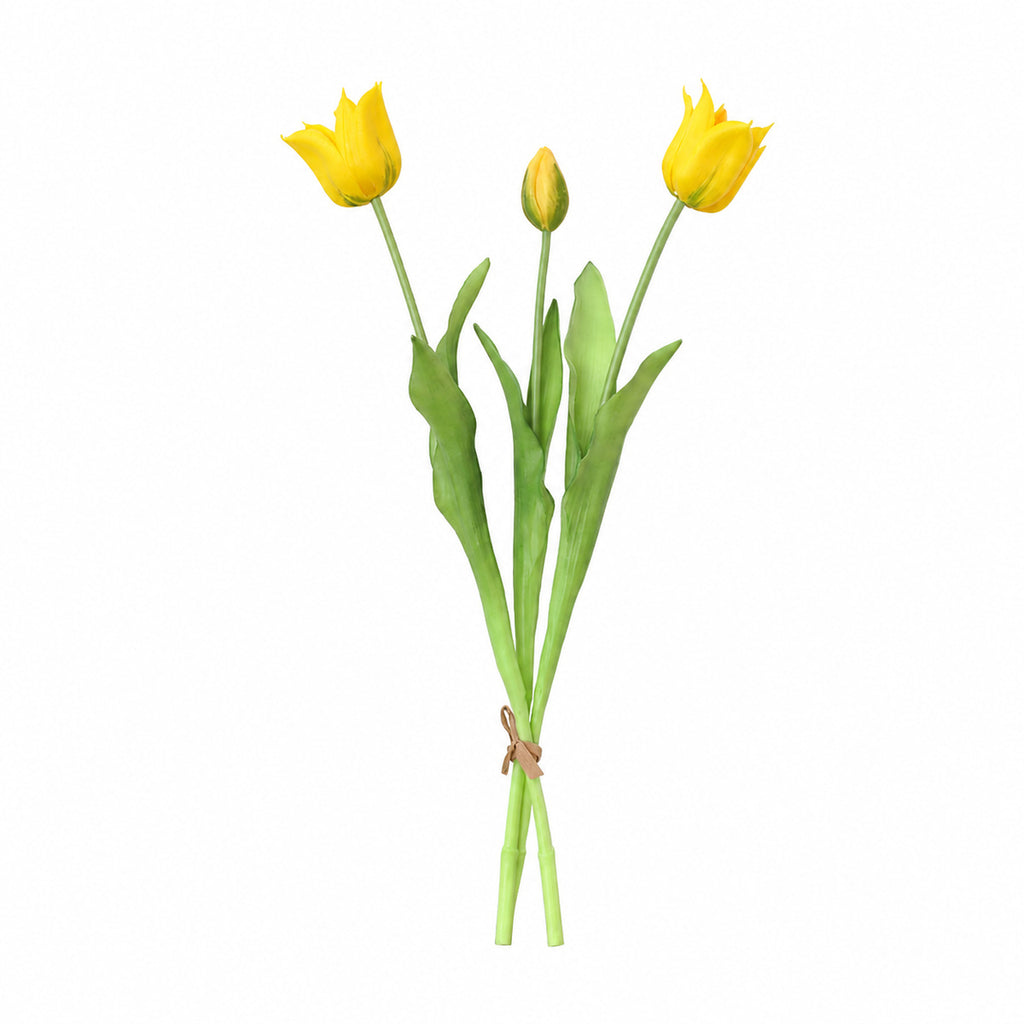 EVERIVELLE Three-Stem Soft-Touch Artificial Tulip Bouquet