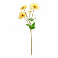 EVERIVELLE Three-Head Artificial Butterfly Ranunculus Stem